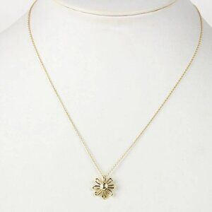 Tiffany& Co. Daisy Flower Necklace 16" 18k Yellow Gold 750 Picasso Auth #2931